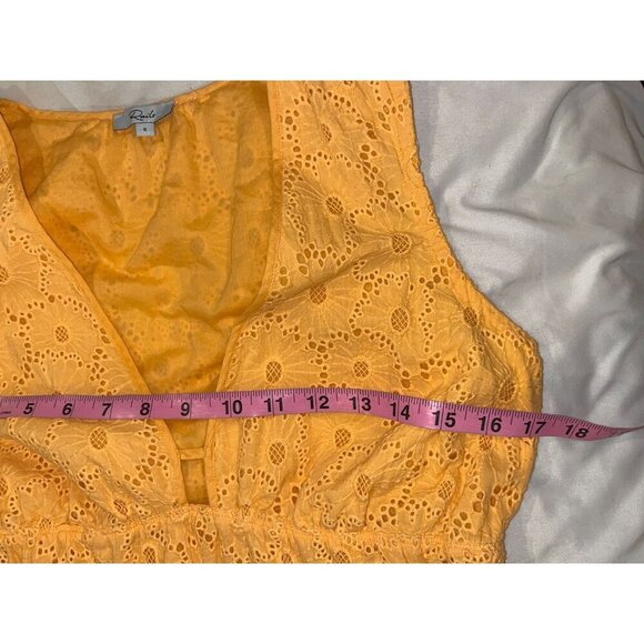 Rails Tina Maigold Eyelet Ruffle Midi Dress Women's Size S Small - Picture 8 of 12